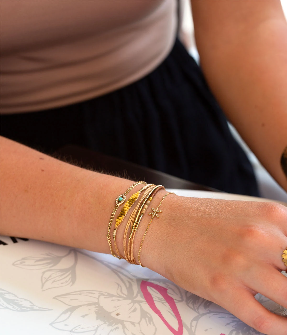 Bracelet Naewal (Acier DorĂ©) â Image 2