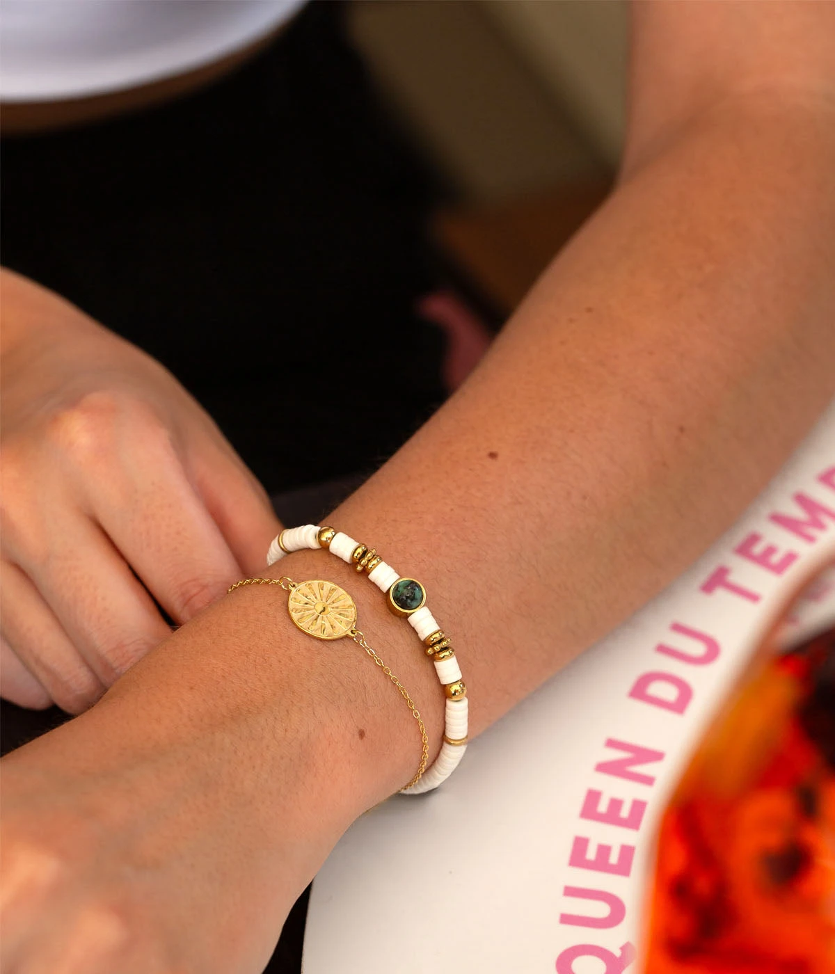 Bracelet Olora (Acier DorĂ©) â Image 2