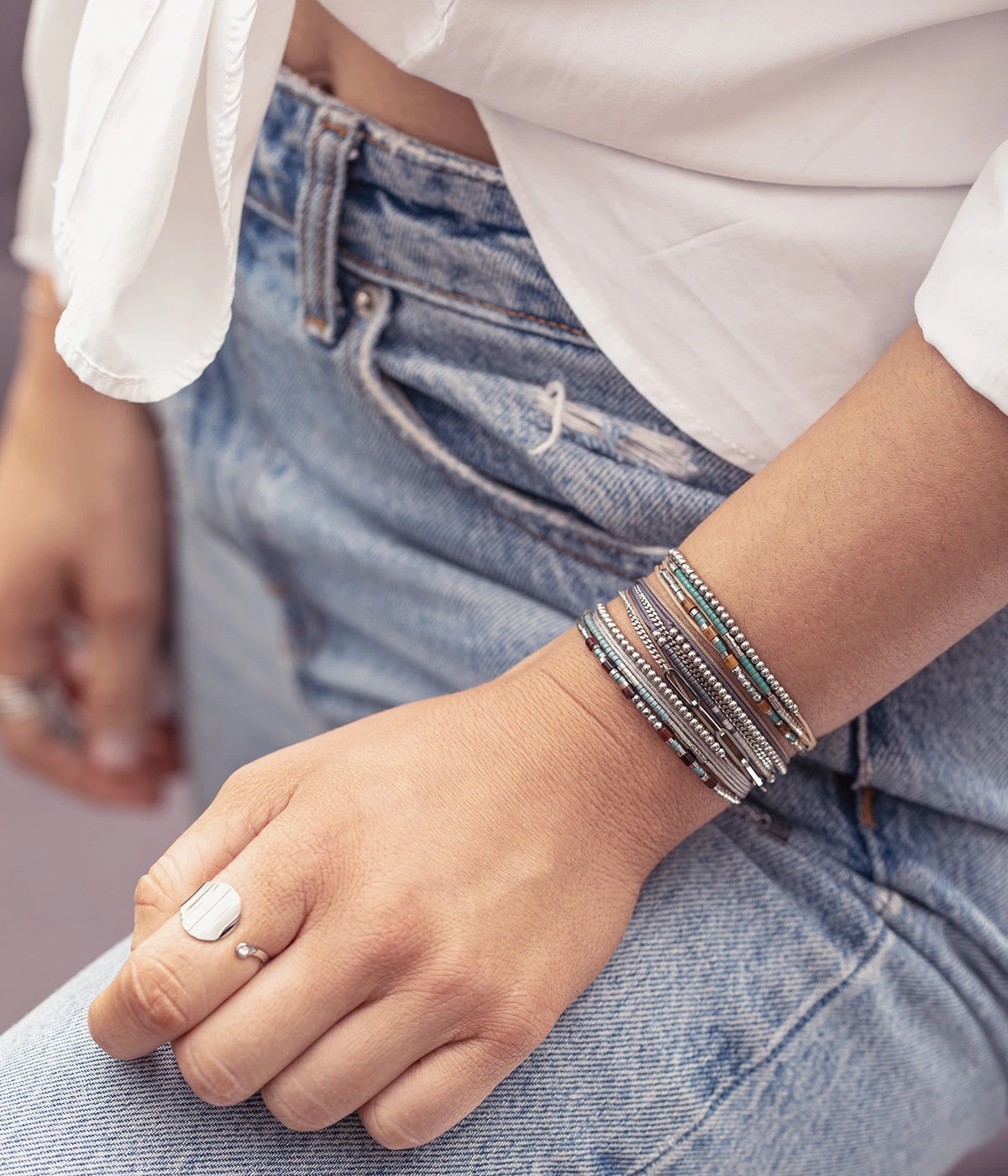 Bracelet Maille (Acier) â Image 2