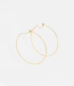 Boucles D'oreilles Bursa (Acier Doré)