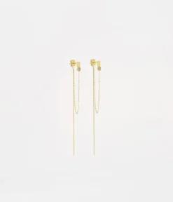 Boucles D'oreilles Siana (Acier Doré)