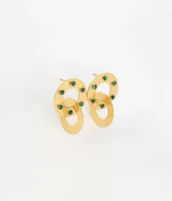 Boucles D'oreilles Alizée (Acier Doré)