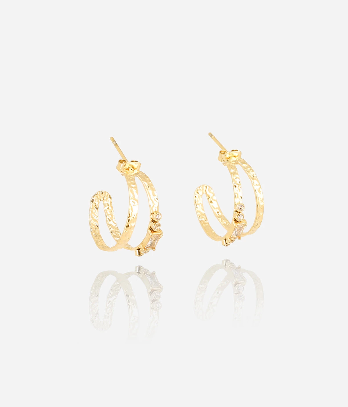 Boucles D'oreilles Cassidy (Acier DorĂ©) â Image 2