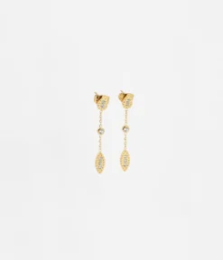 Boucles D'oreilles Leyva (Acier Doré)