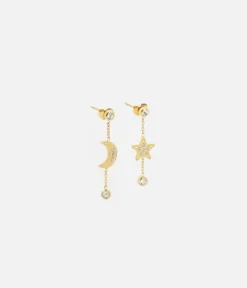 Boucles D'oreilles Astronomia (Acier Doré)