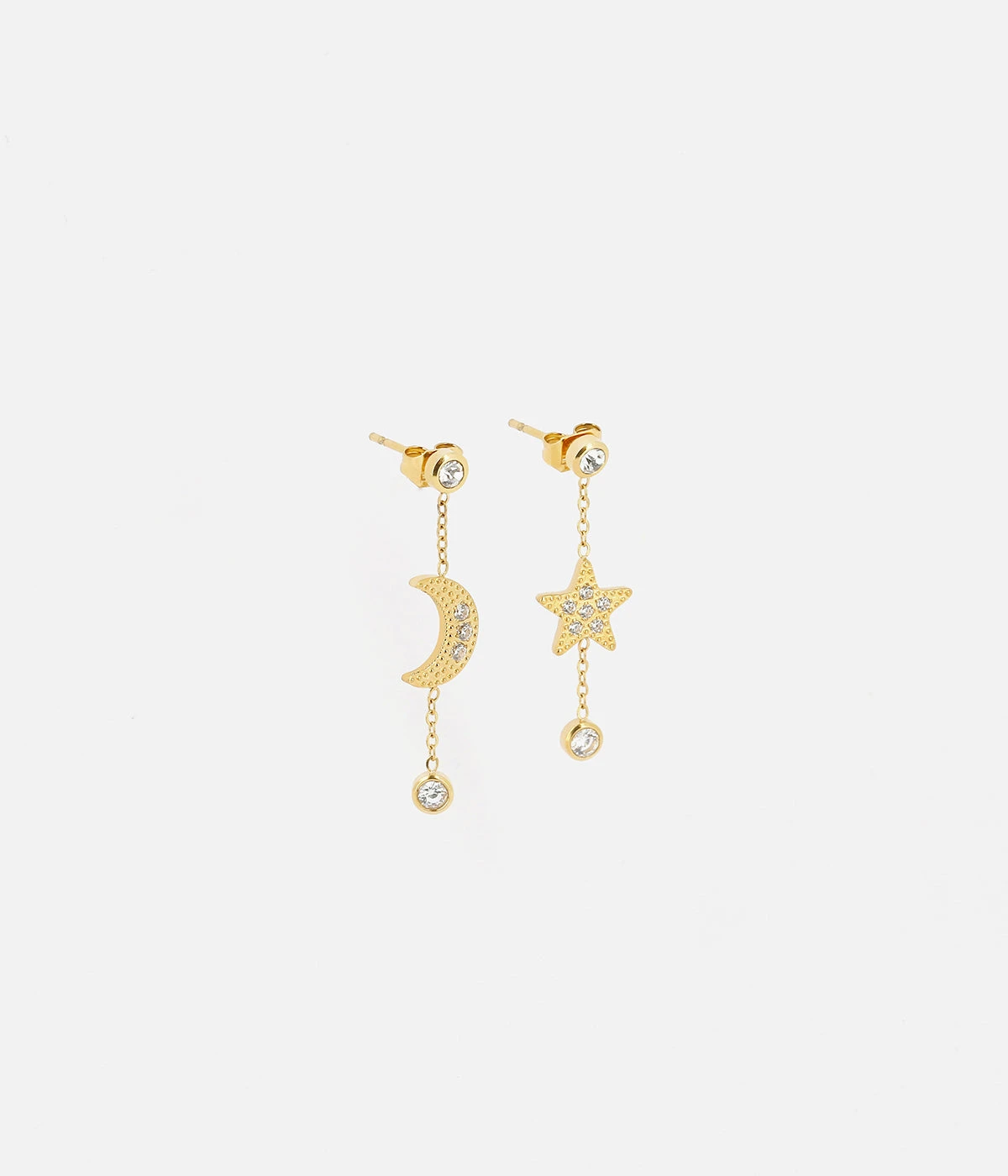 Boucles D'oreilles Astronomia (Acier Doré)