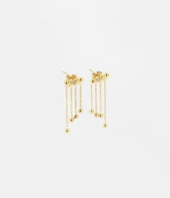 Boucles D'oreilles Baho (Acier Doré)
