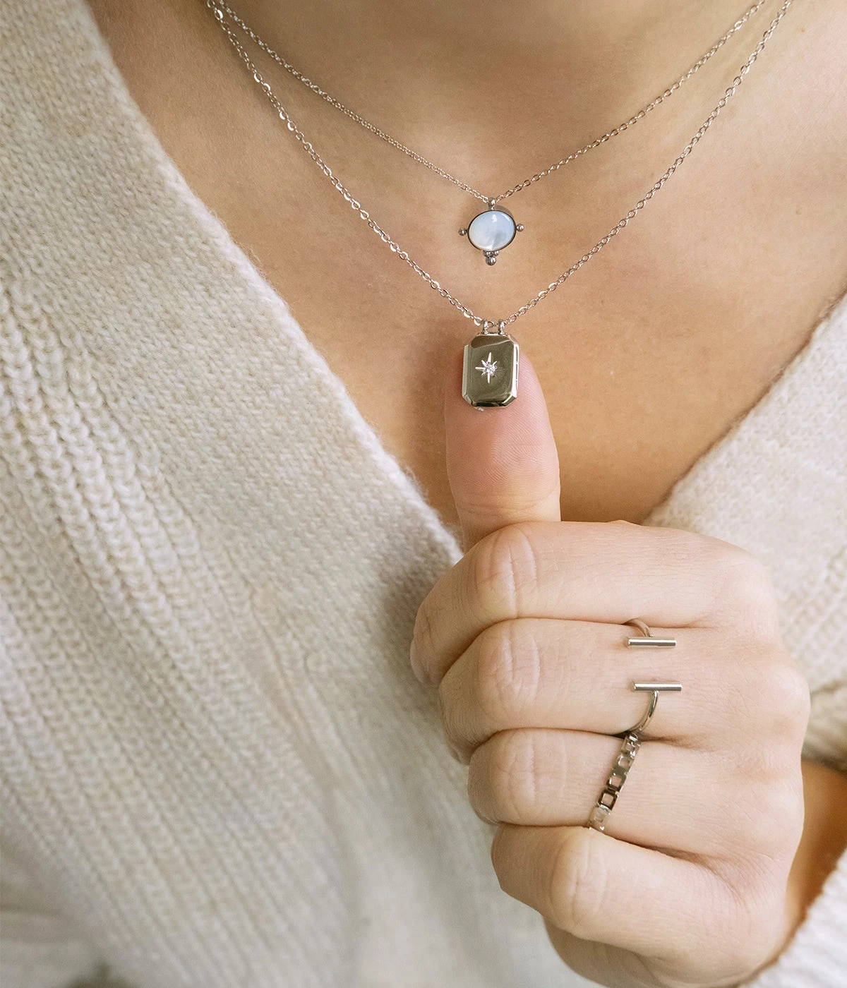 Collier Ruth (Acier) â Image 2