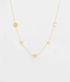 Collier Naëlle (Acier Doré)