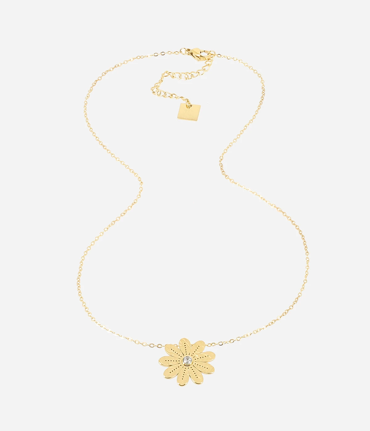 Collier Blomst (Acier Doré)