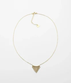 Collier Pagne (Acier Doré)