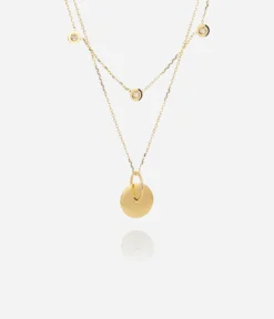 Collier Nawel (Acier Doré)