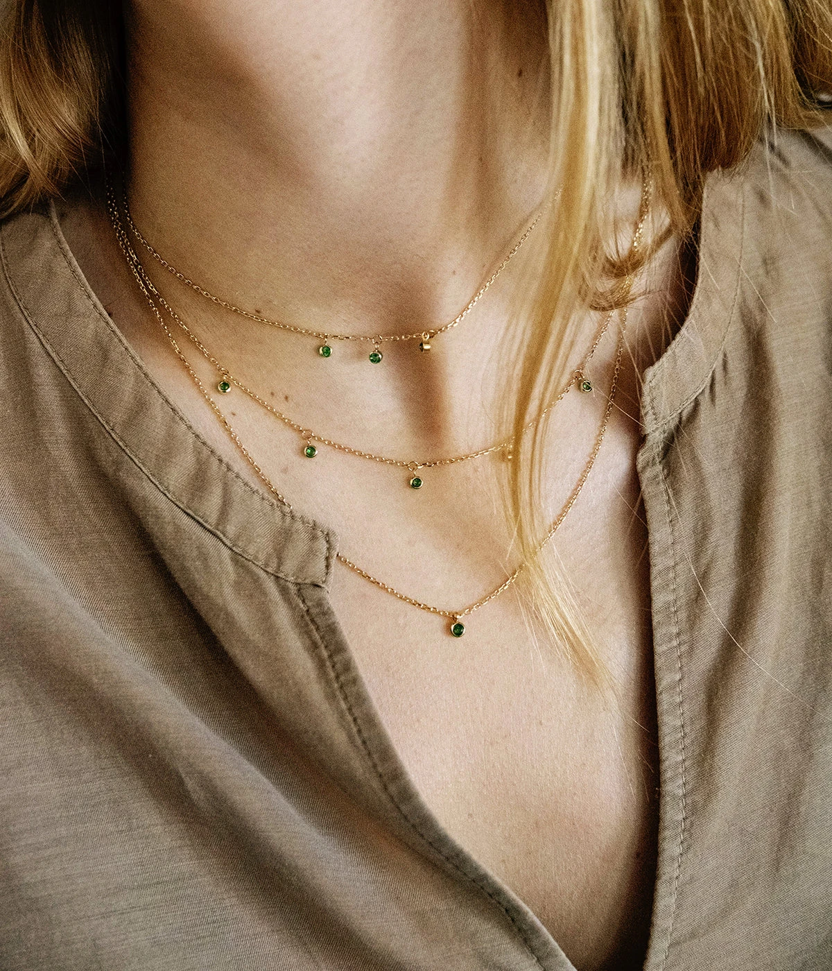 Collier Darling (Acier DorĂ©) â Image 2