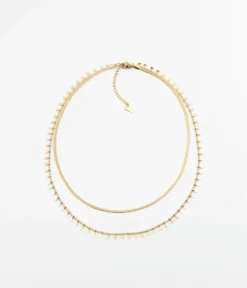 Collier Mykonos (Acier Doré)