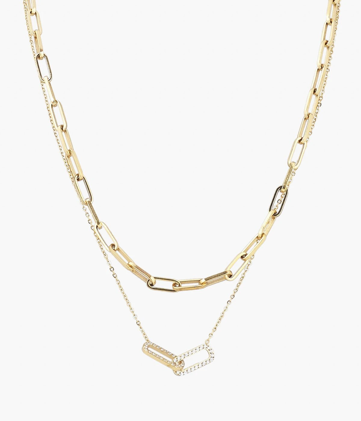 Collier Bobby (Acier Doré)