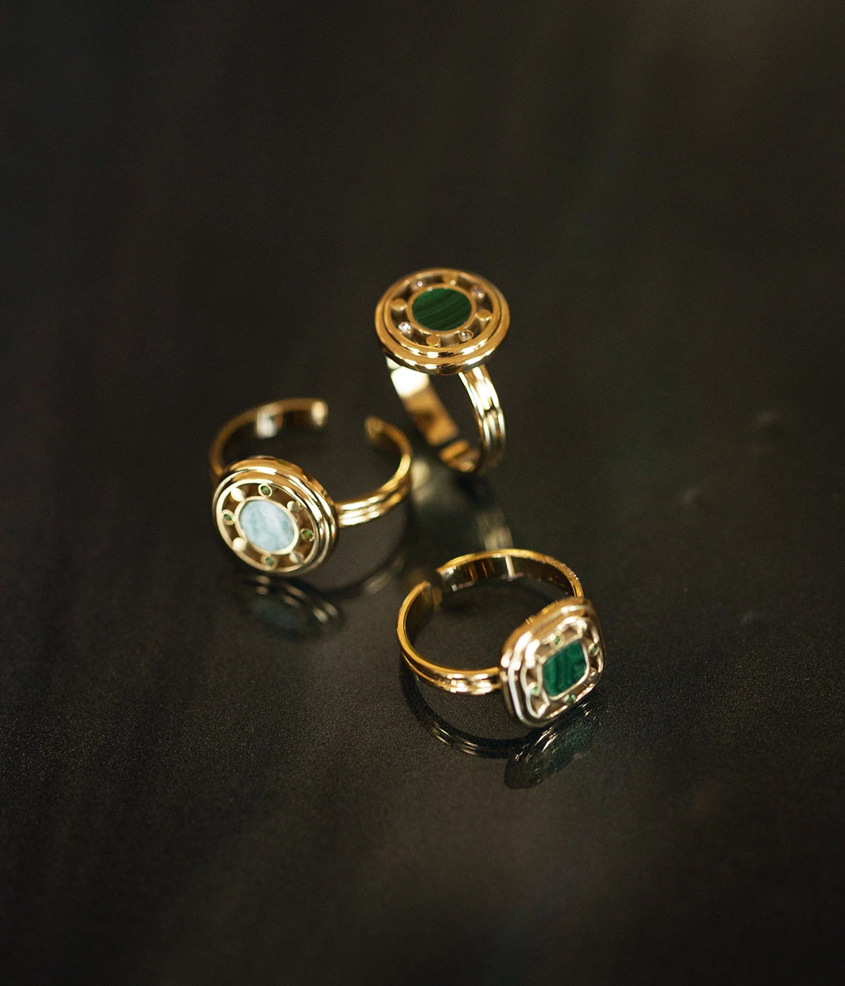 Bague Gasby (Acier DorĂ©) â Image 5