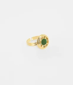 Bague Louve (Acier Doré)