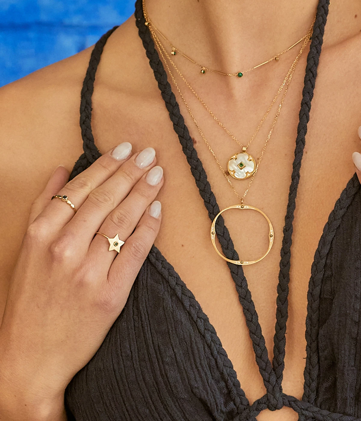 Bague Venus (Acier DorĂ©) â Image 2