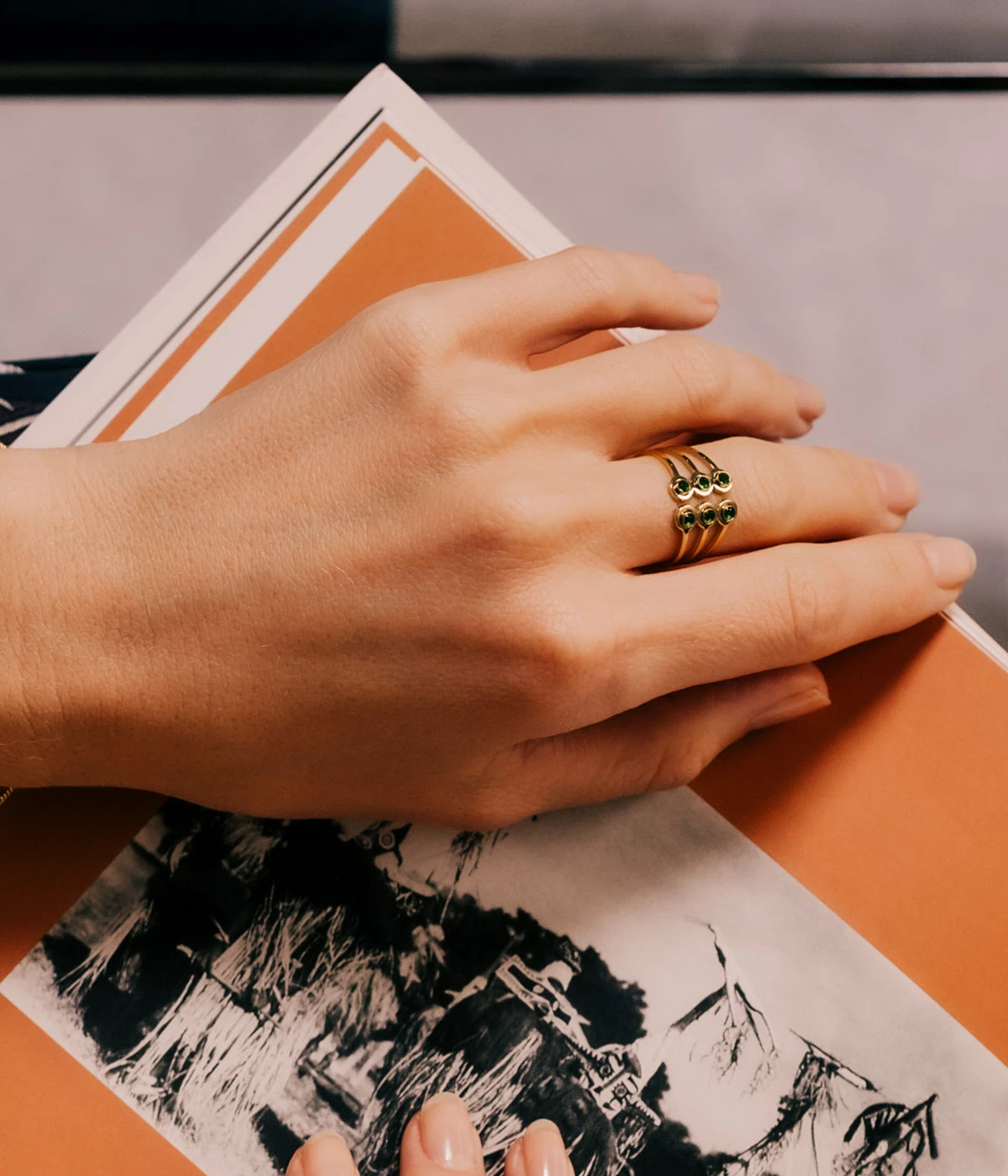 Bague Riverton (Acier DorĂ©) â Image 2