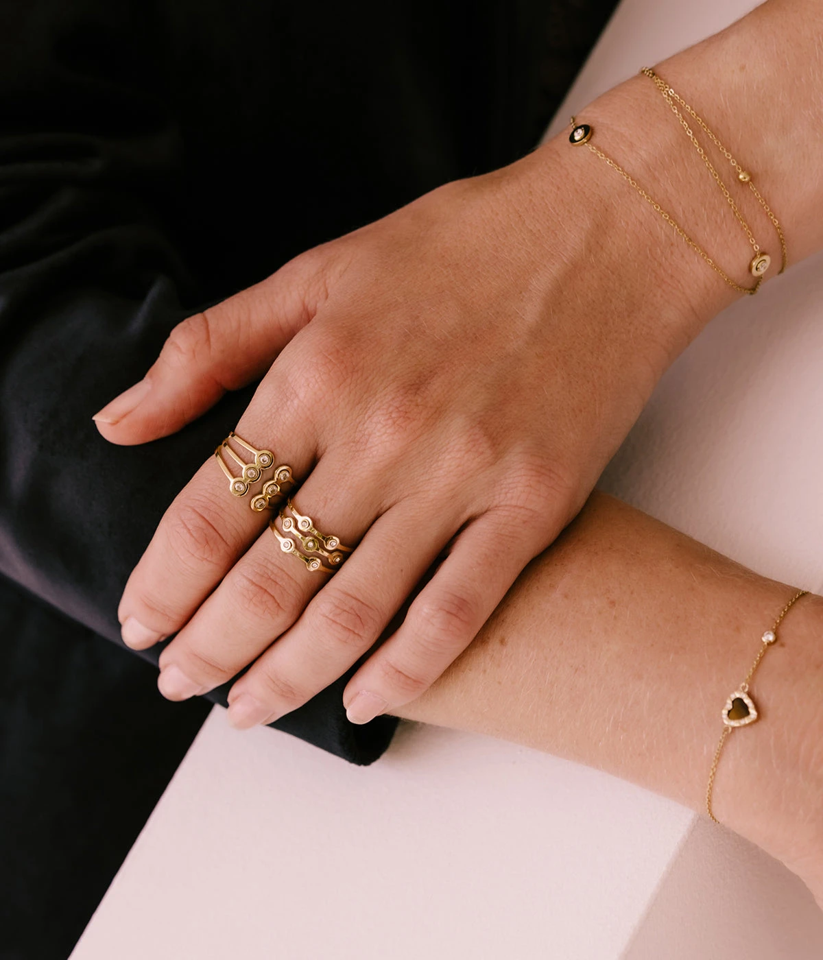 Bague Riverton (Acier DorĂ©) â Image 3