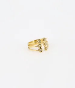 Bague Riverton (Acier Doré)