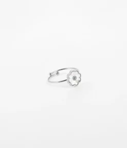 Bague Fleur (Acier)