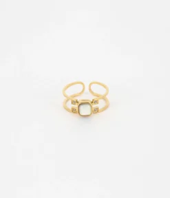 Bague Ostie (Acier Doré)