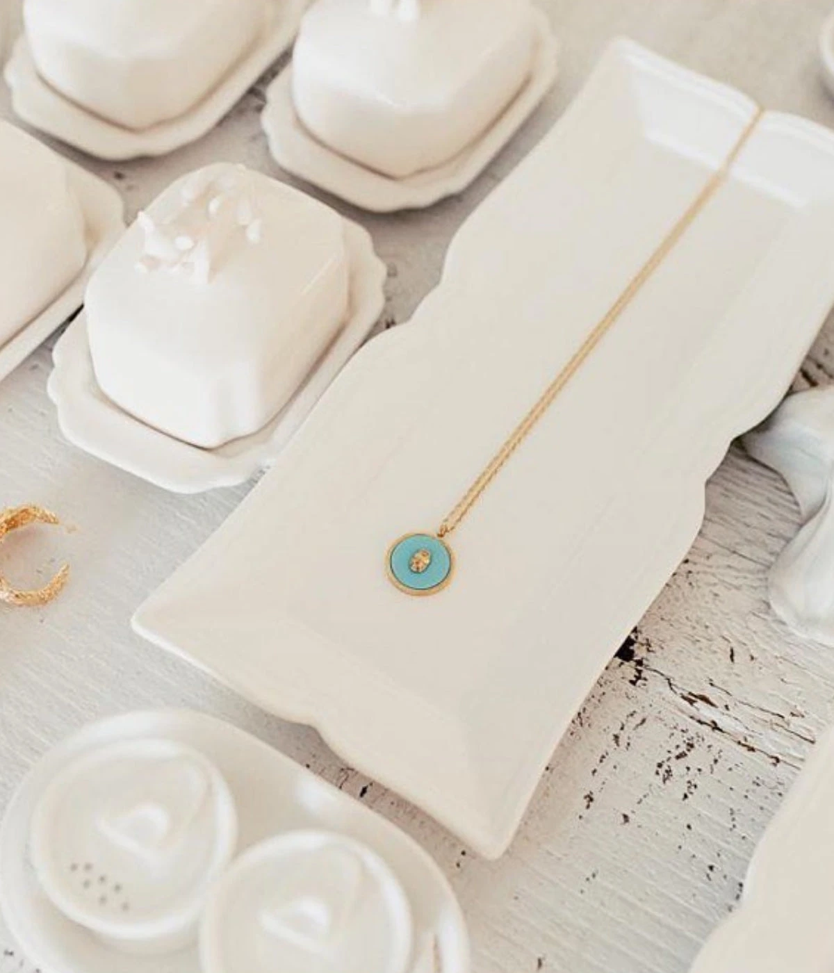 Sautoir Khepri (Acier DorĂ©) â Image 4