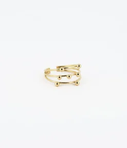 Bague Aste (Acier Doré)