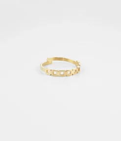 Bague Chelsa (Acier Doré)