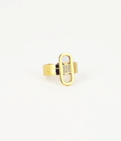 Bague Délia (Acier Doré)