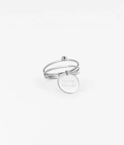 Bague Good Karma (Acier)