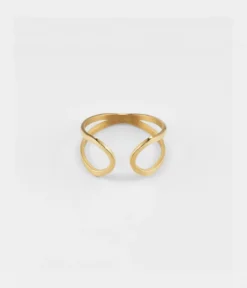 Bague Infinity (Acier Doré)