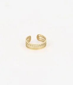 Bague Irina (Acier Doré)