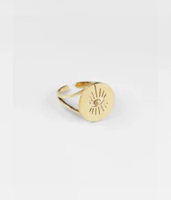 Bague Isis (Acier Doré)