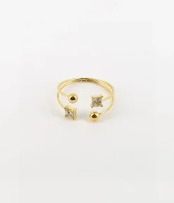 Bague Larsen (Acier Doré)