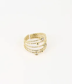 Bague Ninon (Acier Doré)