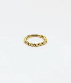 Bague Perlouze (Acier Doré)