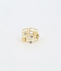 Bague Rony (Acier Doré)