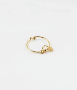 Bague Tahiti (Acier Doré)