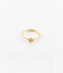 Bague Templar (Acier Doré)