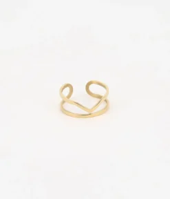 Bague Valar (Acier Doré)