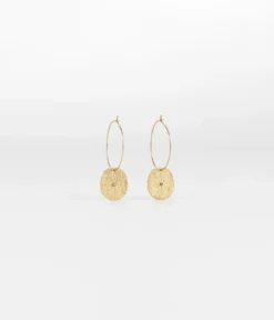 Boucles D'oreilles Achille (Acier Doré)