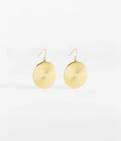Boucles D'oreilles Ali (Acier Doré)