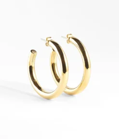 Boucles D'oreilles Angélique (Acier Doré)