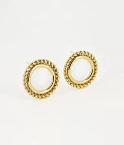 Boucles D’oreilles Arya (Acier Doré)