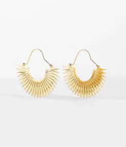 Boucles D'oreilles Awa (Acier Doré)