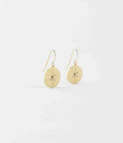 Boucles D'oreilles Aztèque (Acier Doré)