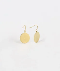 Boucles D'oreilles Bagan (Acier Doré)