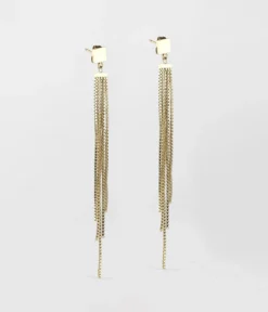 Boucles D'oreilles Boréale (Acier Doré)